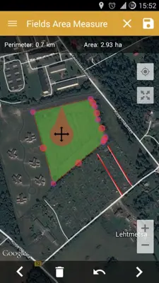 GPS Fields Area Measure android App screenshot 3