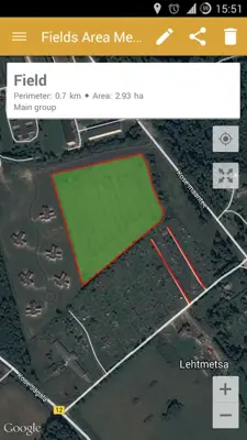 GPS Fields Area Measure android App screenshot 4